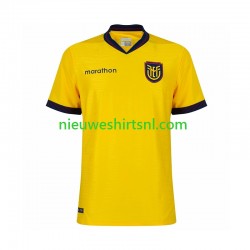 Ecuador Heren Shirt met Bedrukking Thuis WK 2026 Korte Mouw
