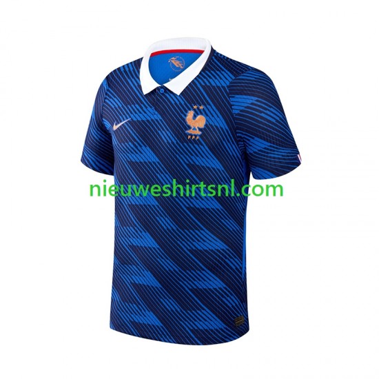 Frankrijk Heren Shirt met Bedrukking Thuis WK 2026 Korte Mouw