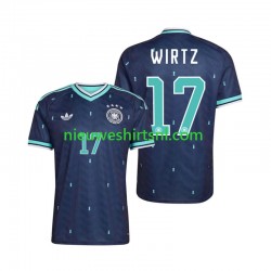 Duitsland Heren Shirt met Bedrukking Florian Wirtz 17 Uit WK 2026 Korte Mouw