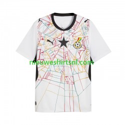 Ghana Heren Shirt met Bedrukking Thuis WK 2026 Korte Mouw