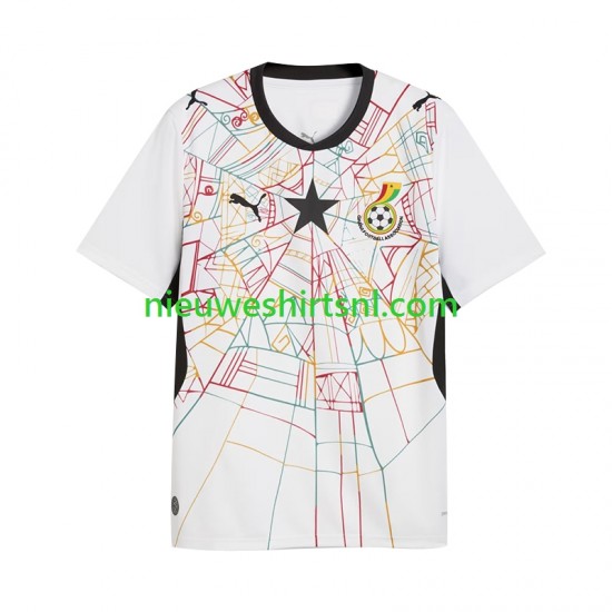Ghana Heren Shirt met Bedrukking Thuis WK 2026 Korte Mouw