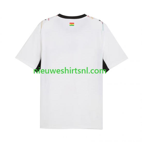 Ghana Heren Shirt met Bedrukking Thuis WK 2026 Korte Mouw