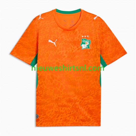 Ivoorkust Heren Shirt met Bedrukking Thuis WK 2026 Korte Mouw