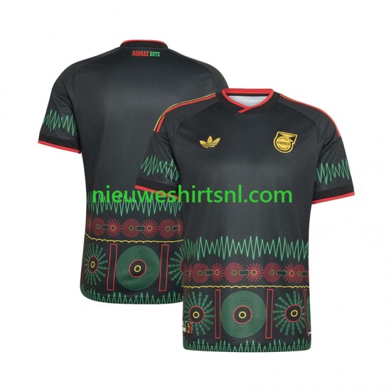 Jamaica Heren Shirt met Bedrukking Uit WK 2026 Korte Mouw