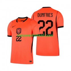 Nederland Heren Shirt met Bedrukking Denzel Dumfries 22 Thuis WK 2026 Korte Mouw