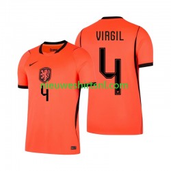 Nederland Heren Shirt met Bedrukking Virgil van Dijk 4 Thuis WK 2026 Korte Mouw