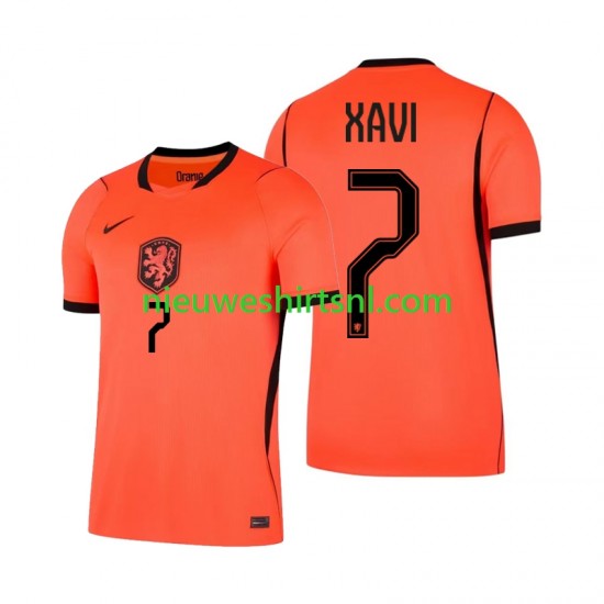 Nederland Heren Shirt met Bedrukking Xavi Simons 7 Thuis WK 2026 Korte Mouw