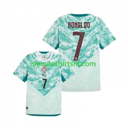 Portugal Heren Shirt met Bedrukking Cristiano Ronaldo 7 Uit 2026 2027 Korte Mouw