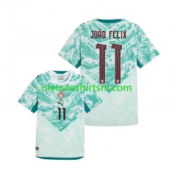 Portugal Heren Shirt met Bedrukking Joao Felix 11 Uit WK 2026 Korte Mouw