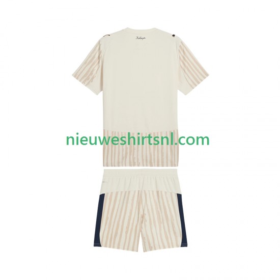 Kind Shirt met Bedrukking Al Hilal CWC Uit 2025-2026 Korte Mouw