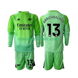 Arsenal Kind Shirt met Bedrukking Doelman Kepa Arrizabalaga 13 Uit 2025-2026 Lange Mouw