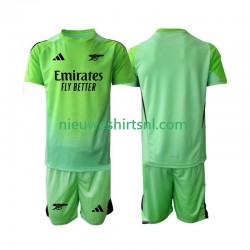 Arsenal Kind Shirt met Bedrukking Doelman Uit 2025-2026 Korte Mouw