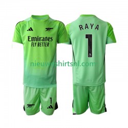 Arsenal Kind Shirt met Bedrukking Doelman Raya 1 Uit 2025-2026 Korte Mouw
