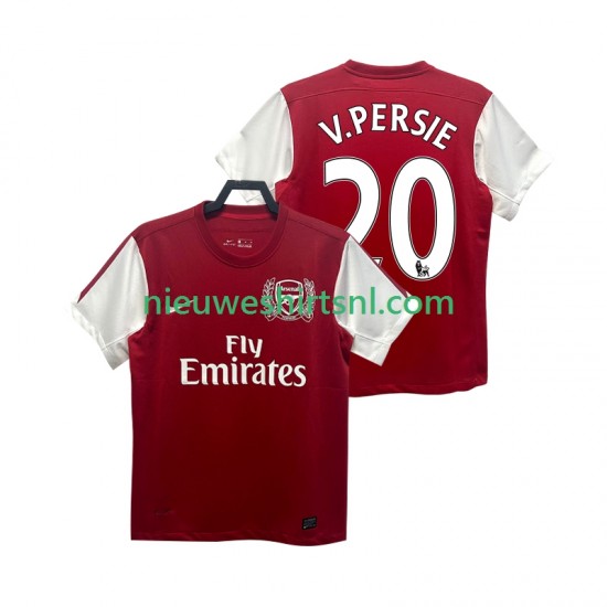 Arsenal Heren Shirt met Bedrukking V PERSIE 20 2012 Retro Thuis 2011 Korte Mouw