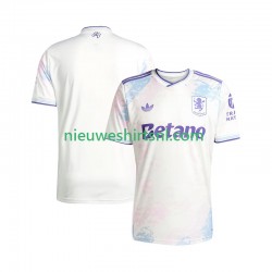 Aston Villa Heren Shirt met Bedrukking Derde 2025-2026 Korte Mouw