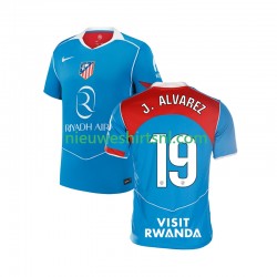 Atlético Madrid Heren Shirt met Bedrukking Julian Alvarez 19 Derde 2025-2026 Korte Mouw