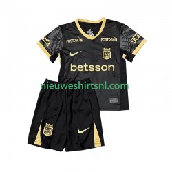 Kind Shirt met Bedrukking Atletico Nacional Uit 2025 Korte Mouw