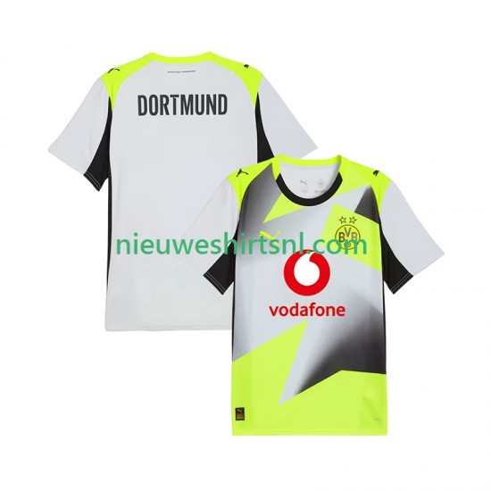 Borussia Dortmund Heren Shirt met Bedrukking Uit 2025-2026 Korte Mouw