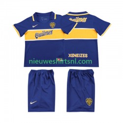 CA Boca Juniors Kind Shirt met Bedrukking 1996 1997 Retro Thuis Korte Mouw
