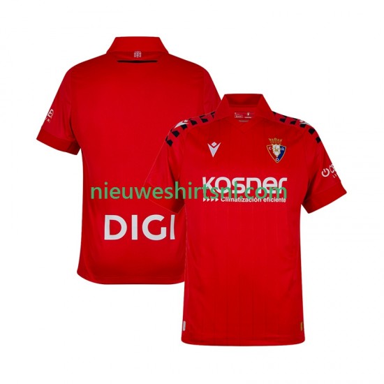 CA Osasuna Heren Shirt met Bedrukking Thuis 2025-2026 Korte Mouw