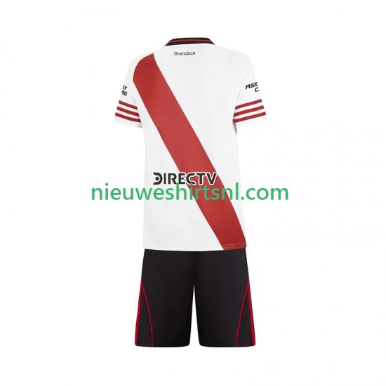 CA River Plate Kind Shirt met Bedrukking Thuis 2025-2026 Korte Mouw