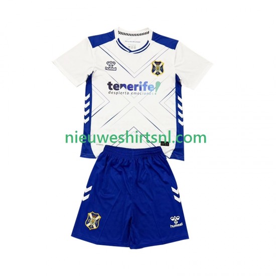 Kind Shirt met Bedrukking CD Tenerife Thuis 2025-2026 Korte Mouw