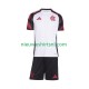 CR Flamengo Kind Shirt met Bedrukking Uit 2025-2026 Korte Mouw