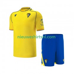Cádiz CF Kind Shirt met Bedrukking Thuis 2025-2026 Korte Mouw