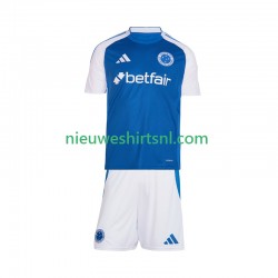 Cruzeiro Kind Shirt met Bedrukking Thuis 2025-2026 Korte Mouw