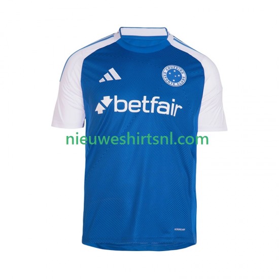 Cruzeiro Heren Shirt met Bedrukking Thuis 2025-2026 Korte Mouw