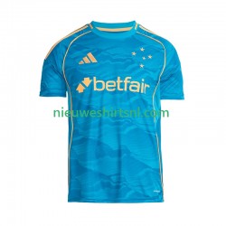 Cruzeiro Heren Shirt met Bedrukking Derde 2025-2026 Korte Mouw