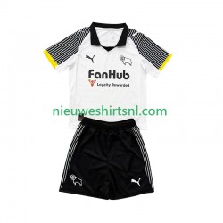 Kind Shirt met Bedrukking Derby County Thuis 2025-2026 Korte Mouw