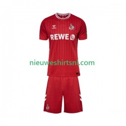 FC Köln Kind Shirt met Bedrukking Uit 2025-2026 Korte Mouw