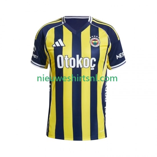 Heren Shirt met Bedrukking Fenerbahce Thuis 2025-2026 Korte Mouw
