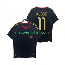 Duitsland Heren Shirt met Bedrukking KLOSE 11 Retro Uit 2010 Korte Mouw