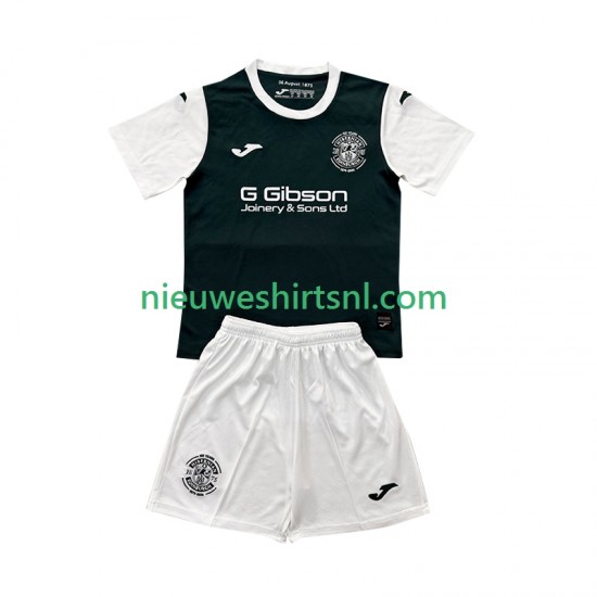 Hibernian Kind Shirt met Bedrukking Thuis 2025-2026 Korte Mouw