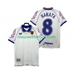 Japan Heren Shirt met Bedrukking NAKATA 8 1998 Retro Uit Korte Mouw