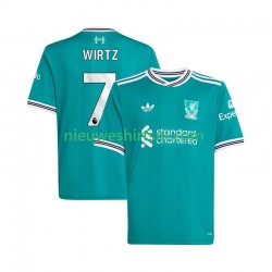 Liverpool Heren Shirt met Bedrukking Florian Wirtz 7 Derde 2025-2026 Korte Mouw