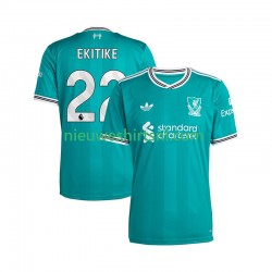 Liverpool Heren Shirt met Bedrukking Hugo Ekitike 22 Derde 2025-2026 Korte Mouw