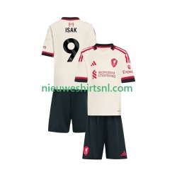 Liverpool Kind Shirt met Bedrukking ISAK 9 Uit 2025-2026 Korte Mouw
