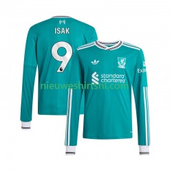 Liverpool Heren Shirt met Bedrukking ISAK 9 Derde 2025-2026 Lange Mouw