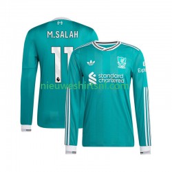 Liverpool Heren Shirt met Bedrukking Mohamed Salah 11 Derde 2025-2026 Lange Mouw