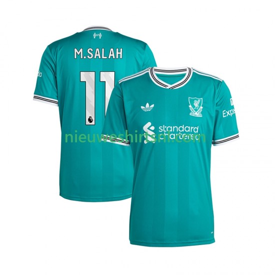 Liverpool Heren Shirt met Bedrukking Mohamed Salah 11 Derde 2025-2026 Korte Mouw