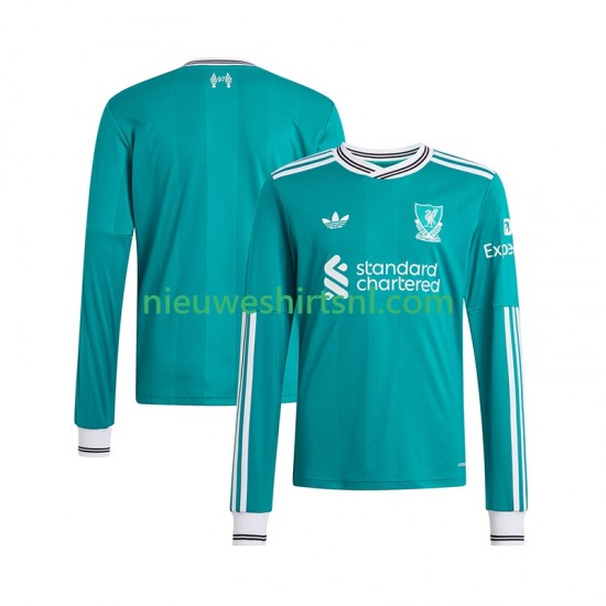 Liverpool Heren Shirt met Bedrukking Derde 2025-2026 Lange Mouw