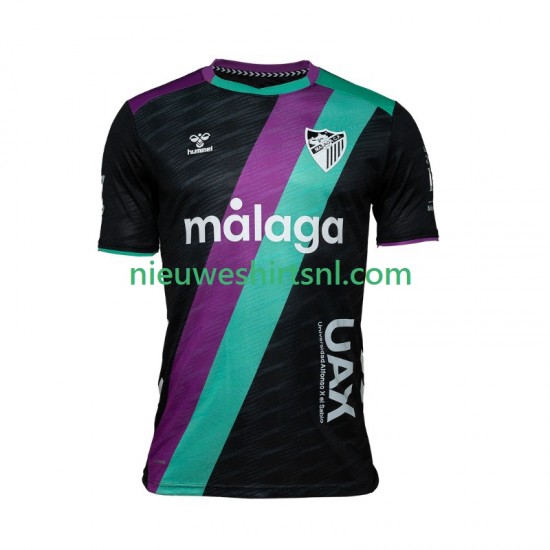 Málaga CF Heren Shirt met Bedrukking Uit 2025-2026 Korte Mouw