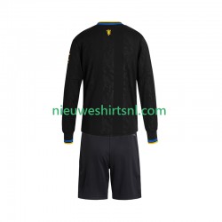 Manchester United Kind Shirt met Bedrukking Derde 2025-2026 Lange Mouw