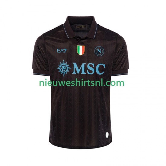 Napoli Heren Shirt met Bedrukking Derde 2025-2026 Korte Mouw