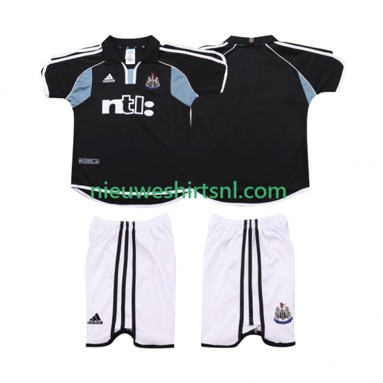 Newcastle United Kind Shirt met Bedrukking 2000 2001 Retro Uit Korte Mouw