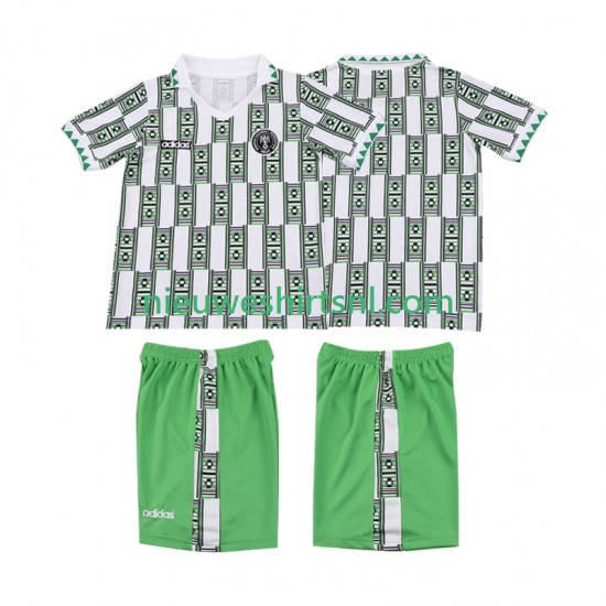 Nigeria Kind Shirt met Bedrukking Retro Uit 1994 Korte Mouw