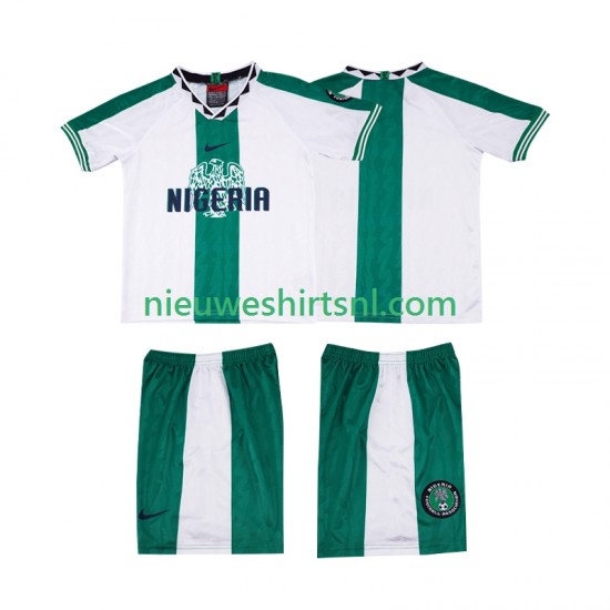 Nigeria Kind Shirt met Bedrukking 1996 Retro Uit Korte Mouw